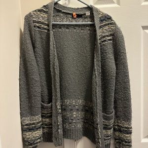 Grey with stripes cardigan